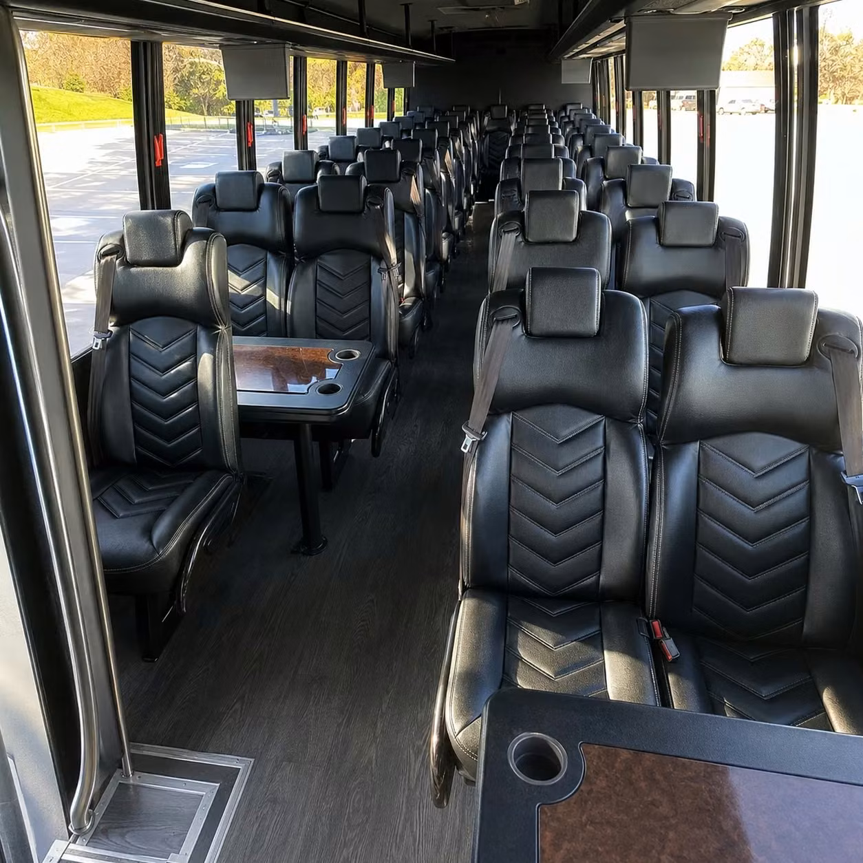 25 passenger minibus interior