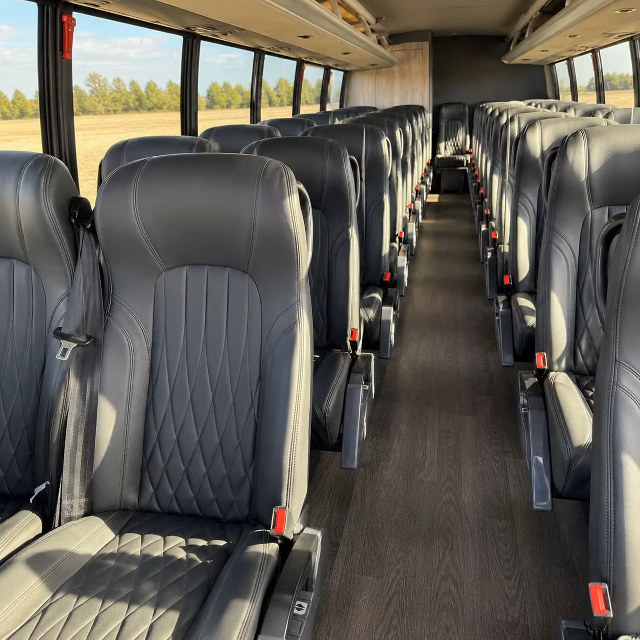 30 passenger minibus inside