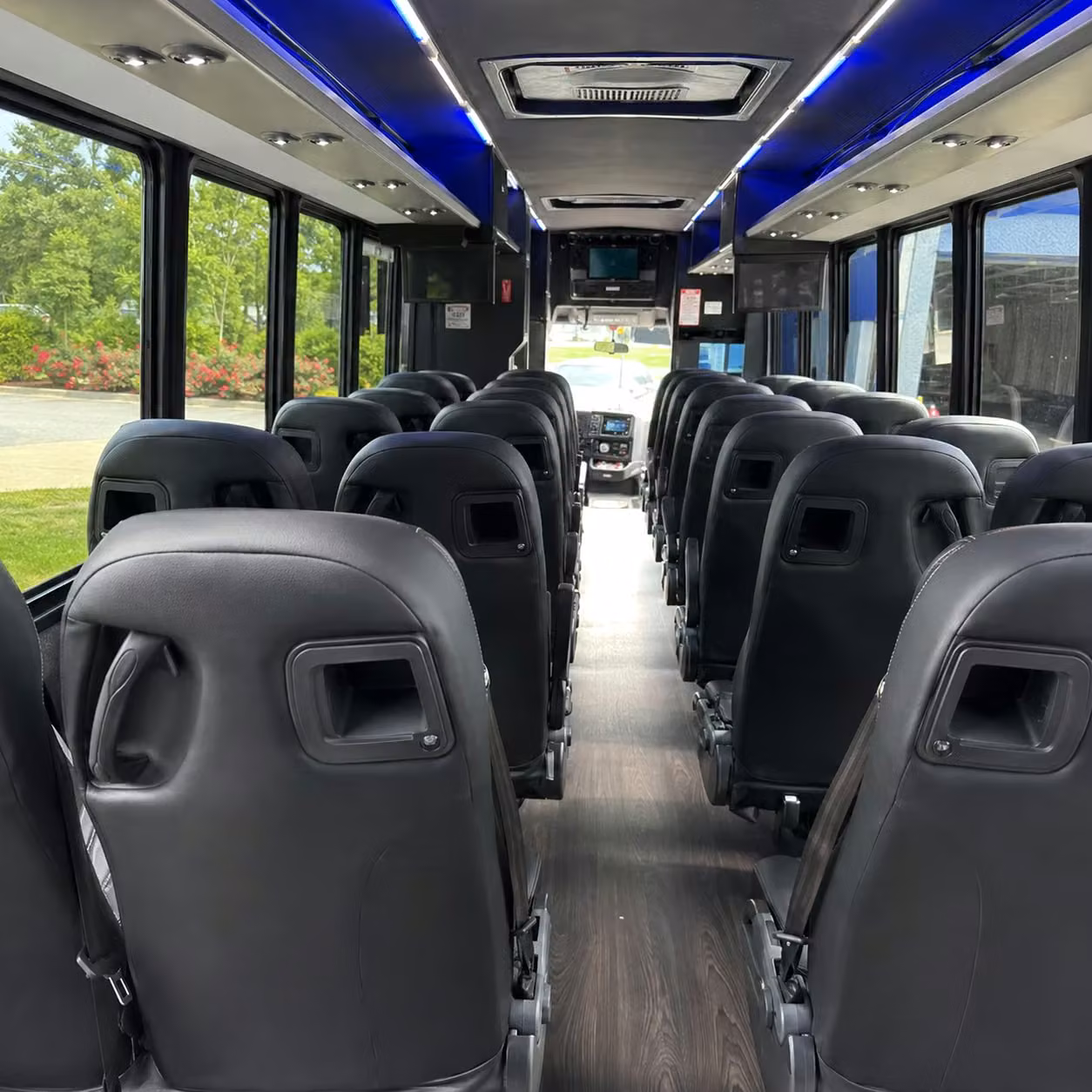 35 passenger minibus interior