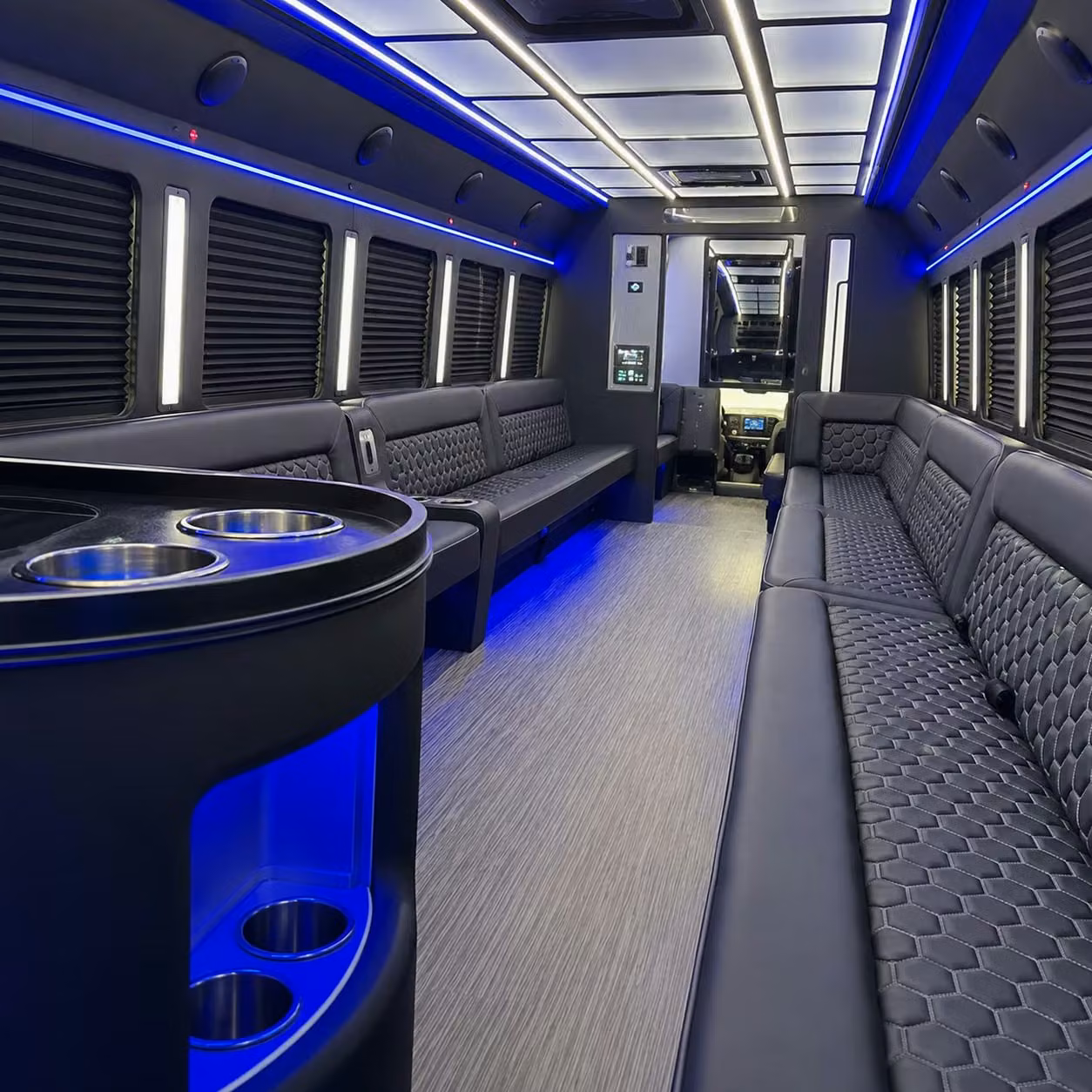 party bus interior