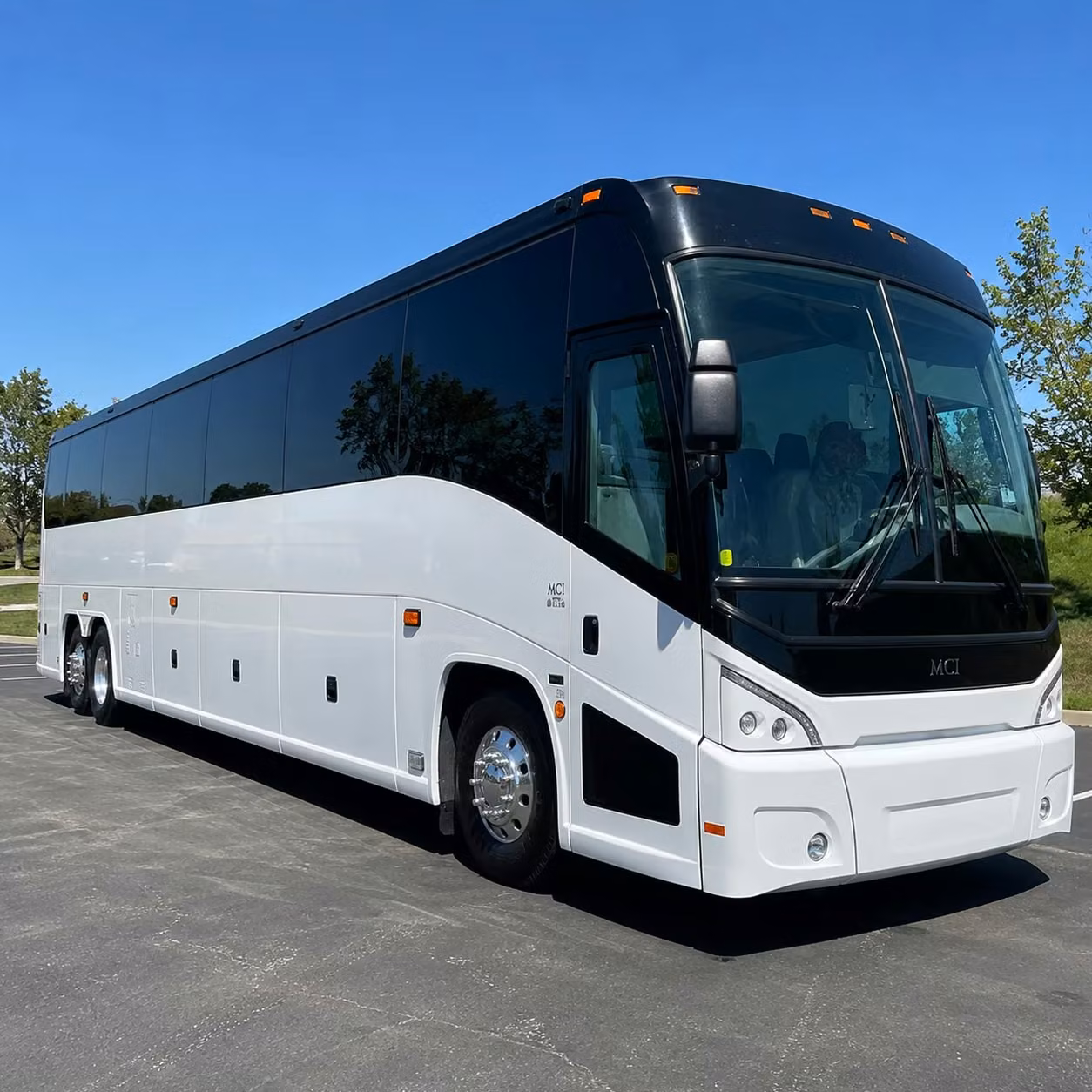 sparks charter bus rental exterior