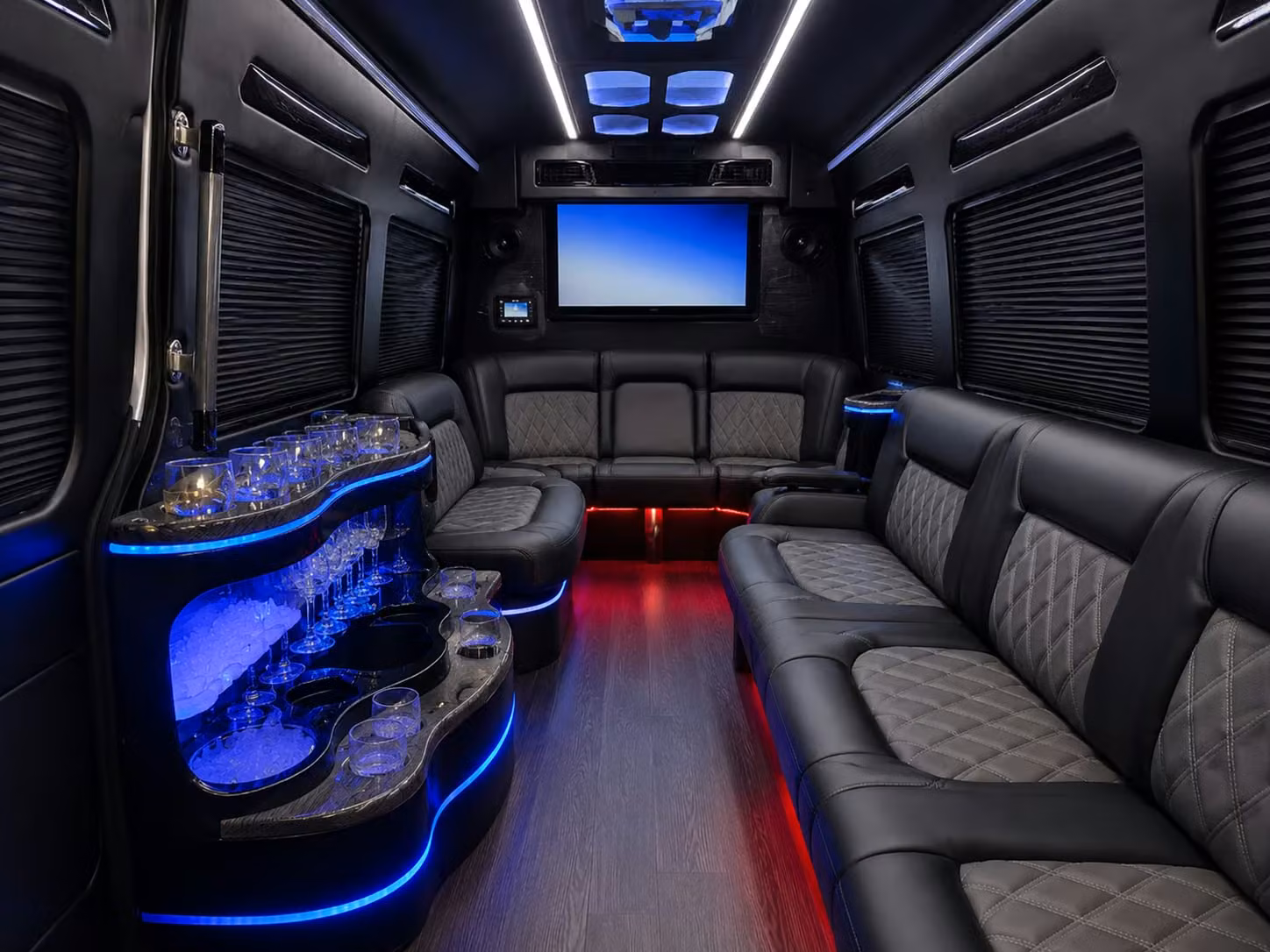 sprinter limousine inside